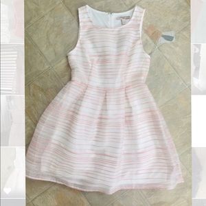 Pink Lined Flirt Mini Dress
